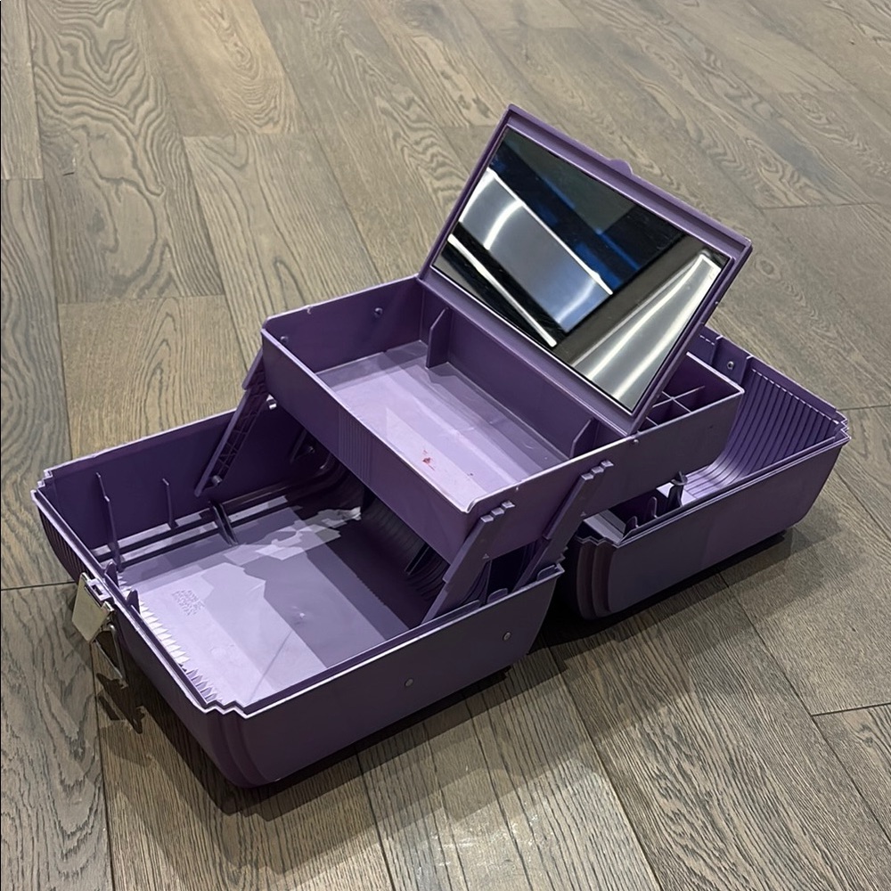 Sassaby Purple Makeup Case